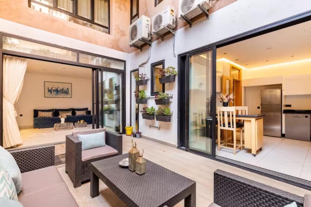 마라케시 Loft Duplex Familial 200M2 Neuf - Centre Gueliz 아파트 외부 사진